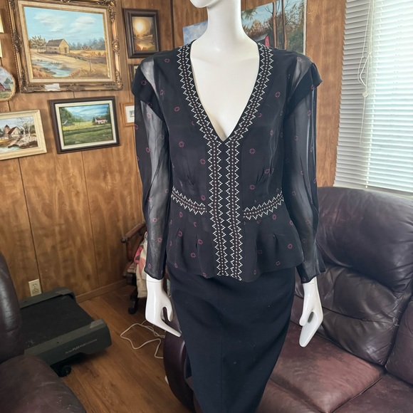 Joie Silk Boho Blouse - Picture 3 of 7
